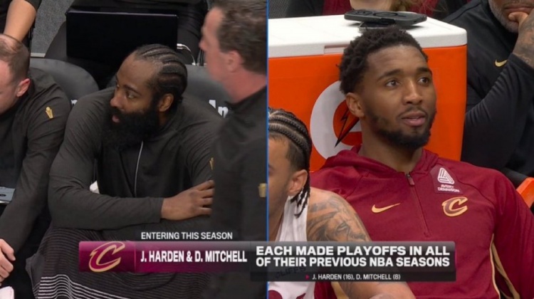 JND28查询-转播方晒纪录：哈登和米切尔生涯从未缺席过季后赛