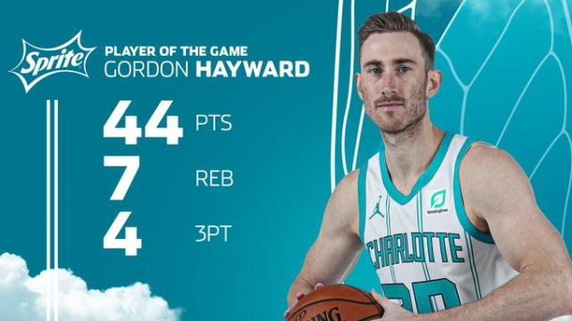 JND28-海沃德用44分回应质疑 加盟黄蜂令他焕发第二春